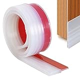 Materiales finos - Burlete puerta está hecho de material ambiental no tóxico. Este burlete de silicona bajo puerta, con homogeneidad de color, es resistente al calor y al frío. ATENCIÓN: Todos los productos de silicona que se producen un cierto olor, es normal.