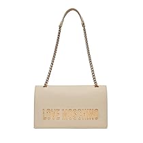 Love Moschino, BORSA A SPALLA Donna, Avorio, Taglia unica