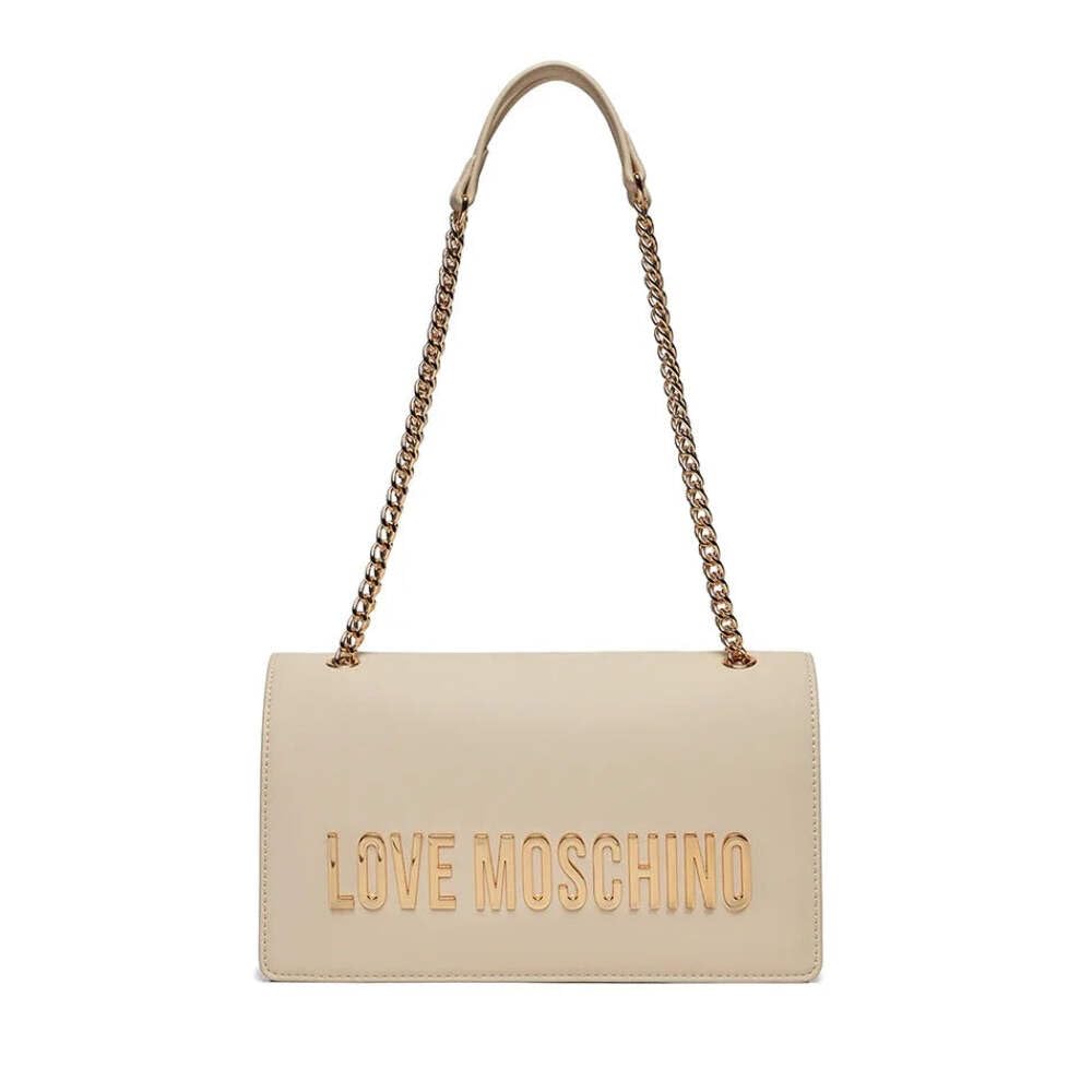 Love Moschino Damen Weiß Schultertasche Elfenbein Einheitsgröße