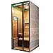 Sauna for Home, Infrared Sauna 2 Person Indoor Sauna Cabin with Carbon Fiber Heating Panels Digital Temperature Control and Tempered Glass Door