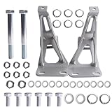 MITZONE Sheet Metal Mounts Brackets Compatible with 1963-1972 Chevy C10 GMC Truck Small Block V8 Works with Small Block Only Also Fitment for 69 C10 Motor mounts