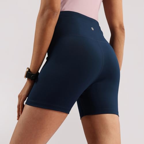 Image of BlissClub Ultimate Shorties Lite | Gym Shorts for Women Workout, Sports Shorts, Swim Shorts and Shapewear for Tummy | High Waist and Back Pocket