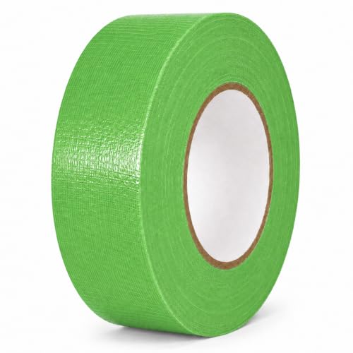 Image of GGR Supplies CDT-36 Industrial Grade Cloth Duct Tape, Light Green 2 Inch x 60 Yards, Waterproof UV Resistant Heavy Duty, Clean Removal with No Sticky Residue for Repairs, Packaging, and Bundling