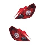 Heckleuchte links Rückleuchte Heckleuchte Set links & rechts rot rauchgrau ohne Lampenträger für Model Corsa D S07