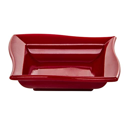 Molheira Shoyu Vemplast 60ml Linha Tropical em Polipropileno - Vermelho