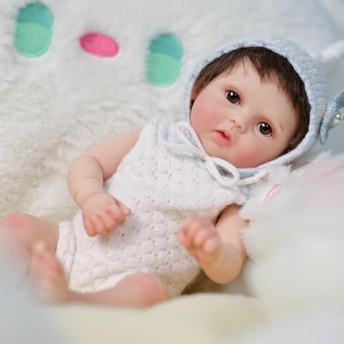 Muñeca Bebé Reborn de Silicona 12 pulgadas miniatura 1