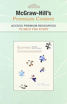 Premium Content Card T/A Business Communication: Buildling Critical Skills