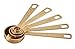 Le Creuset Measuring Spoons, Gold, Set of 5 (1/8,1/4,1/2,1Tsp,1Tb)