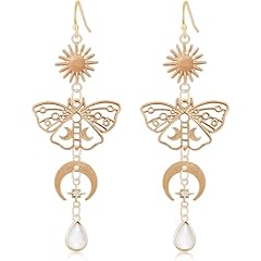 Butterfly Moon Earrings