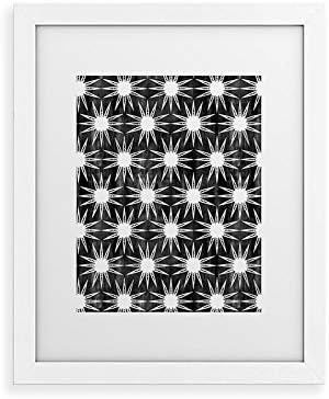 Deny Designs Schatzi Brown Framed Art Print, White Classic (8" x 10"), Mila Sun Black