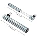 OUKENS Mini Bike Pump, Hand Mini Bicycle Pump, Portable Tire Inflator for Road Mountain Bike American French Integrated Valve(Titanium)