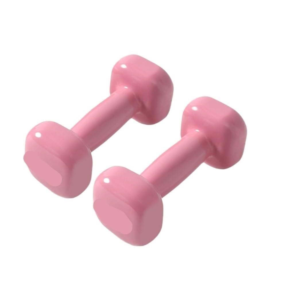 Vinyl-Coated Dumbbells for Men Women Cast Iron Weight Set Home Gym Beginners Non-Slip Color-Coded Resistance Training Equipment Strength