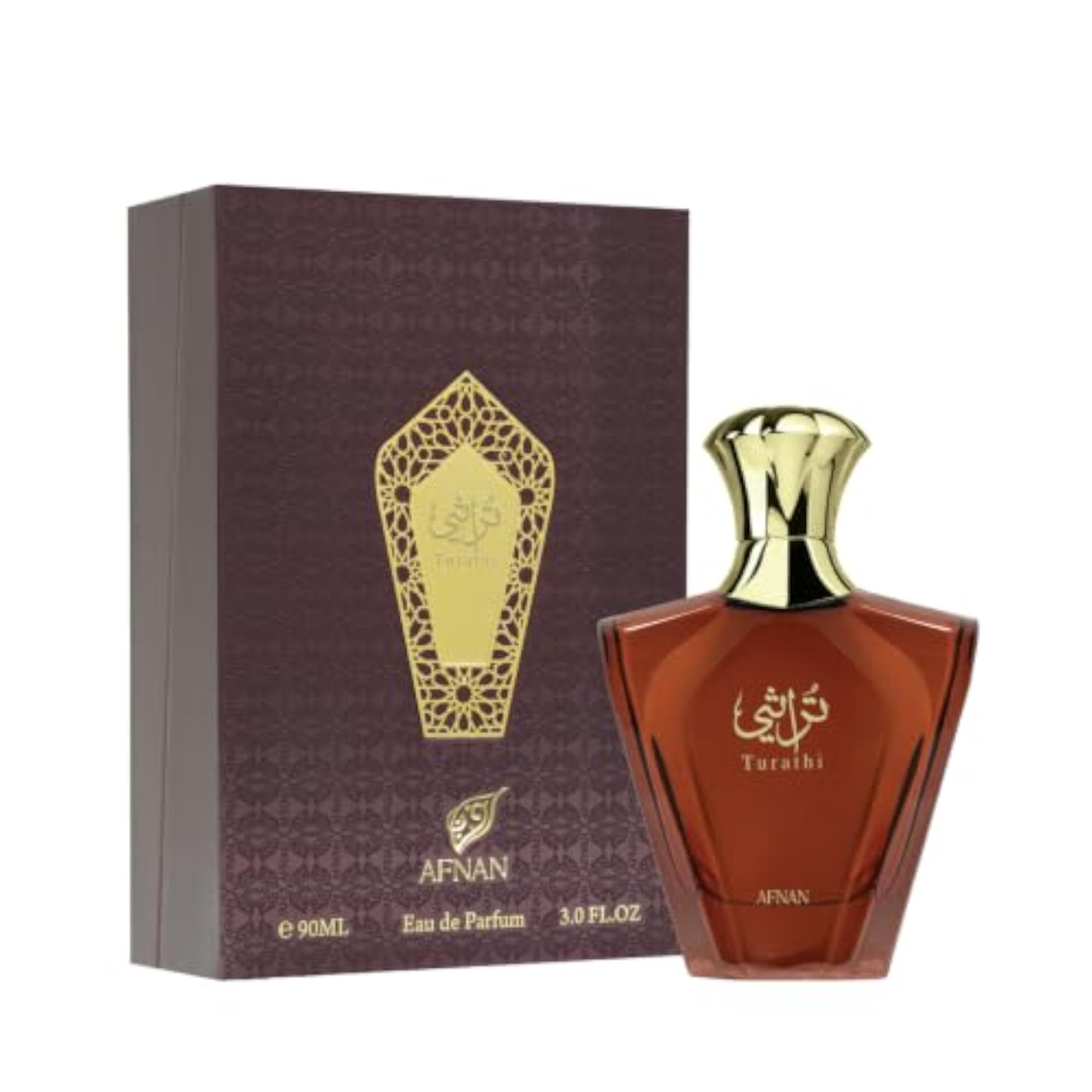 Turathi Brown Eau de Parfum for Men 90ml, Elegant Fragrance