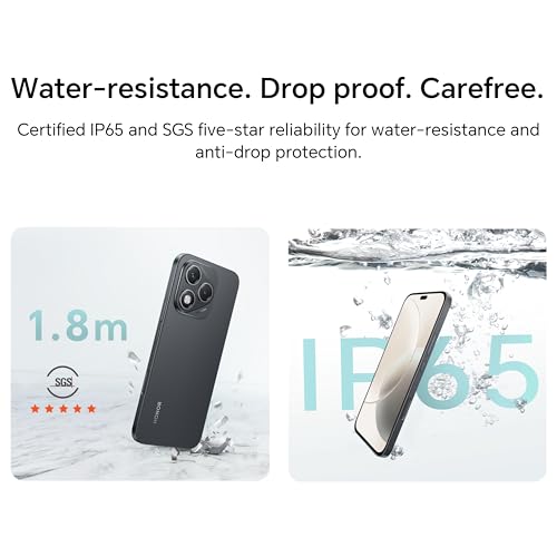 HONOR 400 Lite 5G – 8GB RAM 256GB ROM, 108MP Motion Sensing Camera, 120Hz 6.7 Inch AMOLED Display, Velvet Black – Middle East Version