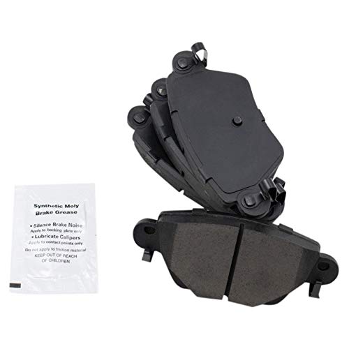 Image of TRQ Rear Brake Pad & Rotor Kit Ceramic Compatible with 2002-2004 Jaguar X-Type