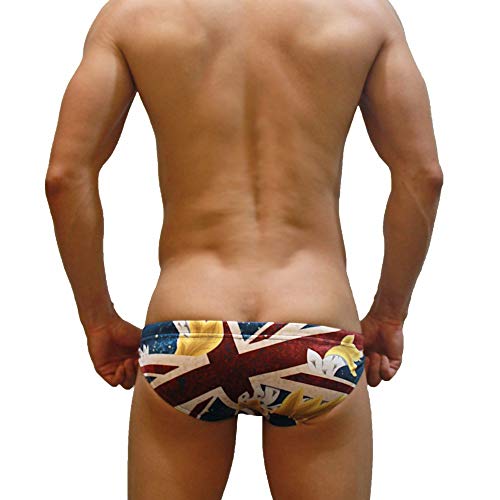 Neptune Scepter Men Sexy Contour Pouch, Low Rise, Swimming Briefs - National Flag2