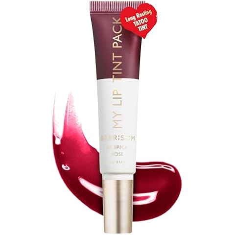 Berrisom Lip My Tint Pack - Long Lasting Lip Stain Marker, Waterproof Lipstick (04. Brick Rose, 0.50 Fl Oz) Cover