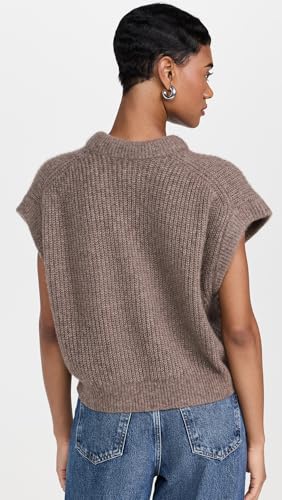 Women's Softest Oliva Cashmere Vest3