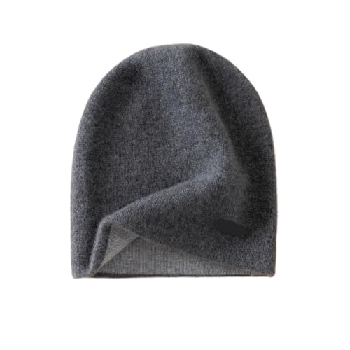 Bonnet tricoté sans couture pour femme - Style décontracté et double épaisseur chaude