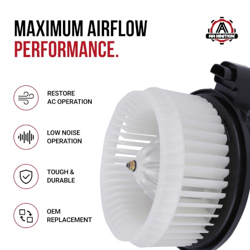 Image of Lower HVAC Blower Motor - Compatible with Dodge, Lexus, Toyota - Journey, ES300h, ES350, GX460, RX350, RX450h - Heater Blower Motor - Blower Motor Assembly - Replaces 68232372AC, 68232372ACAA
