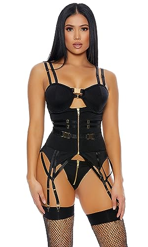 Bustier mujer Forplay ajustable: realza tu silueta cómodamente con este top de hebillas