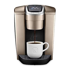 Keurig K-Elite Single Serve K-Cup Pod Coffee Maker, Brushed Gold