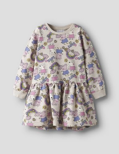 Vestido sudadera NAME IT suave de algodón con estampado Peppa Pig 3