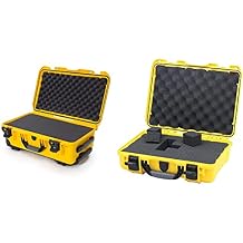 Nanuk 935 Waterproof Carry-On Hard Case with Wheels and Foam Insert - Yellow & 910 Waterproof Hard Case with Foam Insert - Yellow