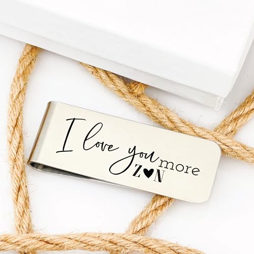 Attention Money Clip Don't Want World's Attention Just Yours Clip Personalized Gift Wallet Money Personal Wallet Money Clip Men's Gift Idea LOVE-YOU-MORE-MONEY3