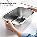 WAGENSTEIGER Portable Stainless Steel Washing-Up Bowl 10L (2.64 Gal), Large Multipurpose Dishpan for Kitchen Sink, Camping & Outdoor Dish Tub (Washing-Up Bowl)