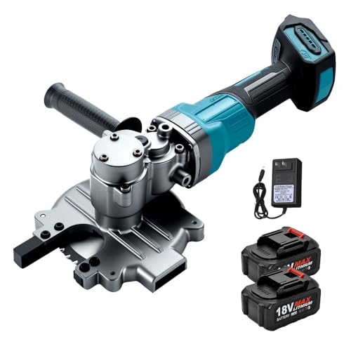 LINGYUE Electric Rebar Cutter, Cutting up to 3/2inch(4-40mm) Includes two batteries and a charger