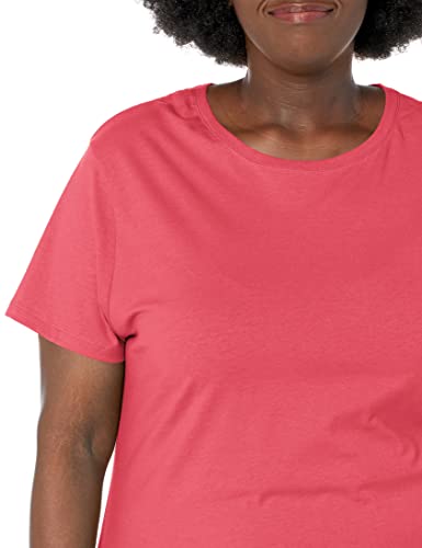 Just My Size Plus-Size Pure Cotton Jersey T-Shirt, Wide Classic Crewneck Tee For Women #TOP2