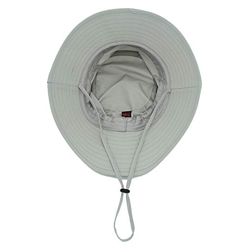 Sycore Outdoor Summer Packable Beach Wide Brim Sun Hats For Men Women Teens Girls Boys, Unisex Adjustable Cool Uv Protection Fisherman Bucket Hat For Safari Hiking Gardening Cover Neck(Light Grey) #TOP3