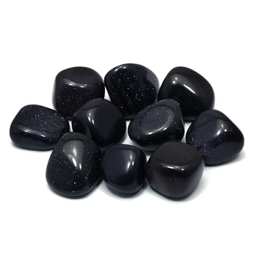 CrystalAge Blue Goldstone Tumble Stone (20-25mm) - Pack of 5