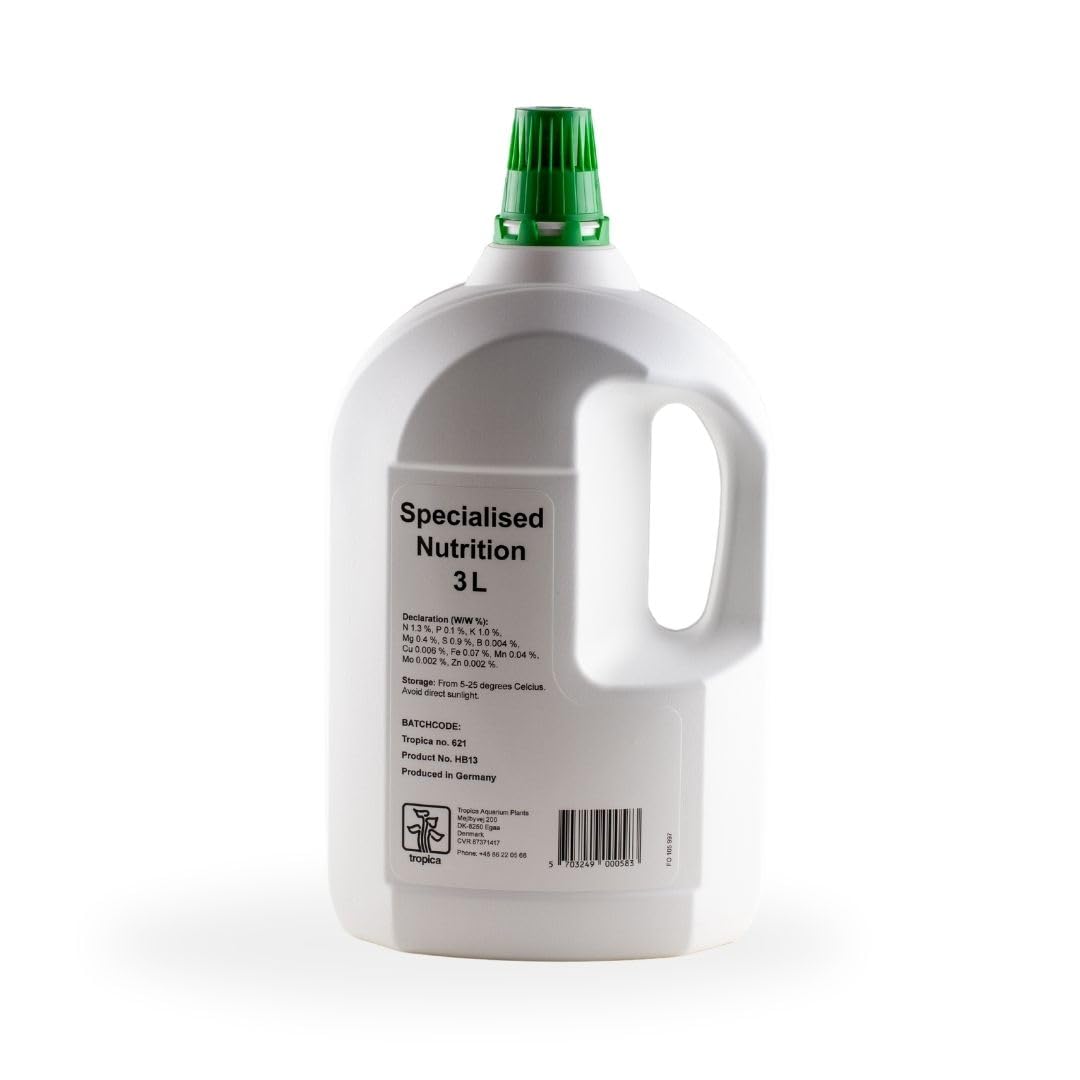 Tropica Specialised Nutrition 3L Dünger für Aquarium Pflanzen - Stickstoff, Phosphor, Kalium