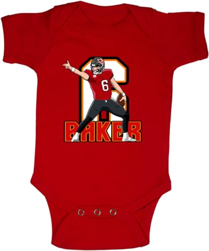 Baker Mayfield TB Tampa Bay Baby 1 Piece 24 Month Red