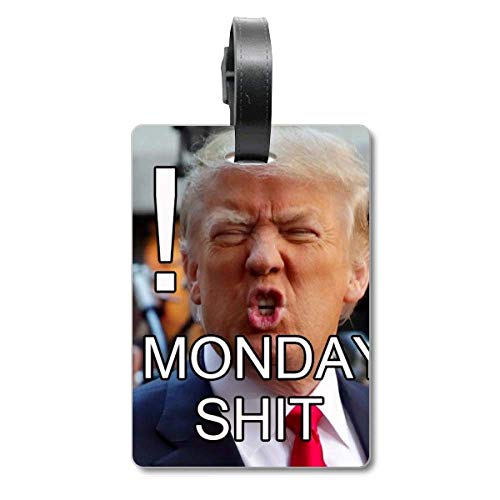 Étiquette valise voyage Trump accessoire bagage humour président américain