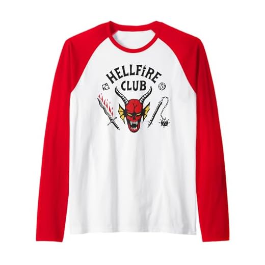 Eddie Munson Costume Hellfire Club Baseball Tee