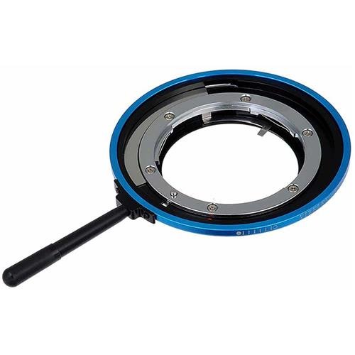 Image of Fotodiox Pro Lens Mount Cine Adapter - Nikon Nikkor F Mount G-Type D /SLR Lens to Canon EOS (EF, EF-S) Mount SLR Camera Body with Built-In Aperture Control Handle