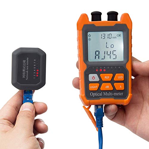 fiber optic cable tester portable optical fiber power meter fcscst universal interface built-in 2mw visual fault locator opm-vfl-1