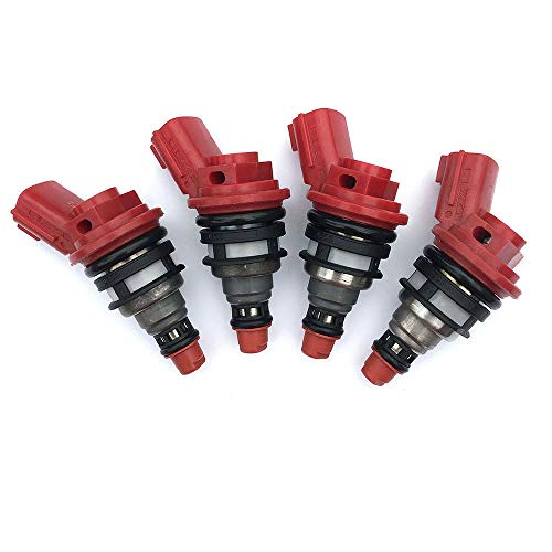 4PC Fuel Injectors 550CC for Nissan SR20DET 200SX 180SX 240SX KA24DE Turbo High OHMS