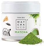 Matcha Tee 100% Bio 30g [Zeremoniengrad]. Bio-Grünteepulver aus Japan. Bio-Matcha-Tee. 100% natürlicher Matcha-Grüntee.