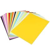 Alta calidad:El papel de color fino es fácil de marcar, doblar y cortar limpiamente, no tiene rebabas, ideal para todo tipo de aplicaciones de artesanía, especialmente adecuado para origami y copia o impresión