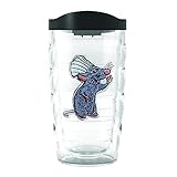 Tervis Made in USA Double Walled Disney Pixar - Ratatouille Insulated Tumbler Cup Keeps Drinks Cold & Hot, 10oz Wavy, Classic