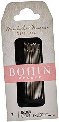 Bohin Crewel Embroidery Needles, Size 7, 15 Per Package