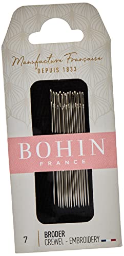 Bohin Crewel Embroidery Needles, Size 7, 15 Per Package #TOP2