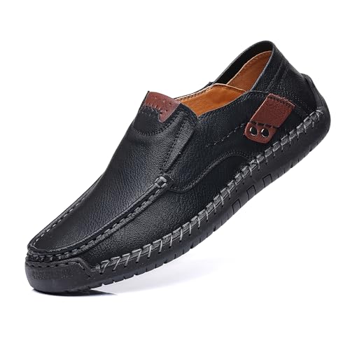 Image of Coramtty Mens Loafers Casual Slip on Shoes Business Moccasins Lightweight Refreshing Classic Slippers Walking Driving Travelling Outdoor