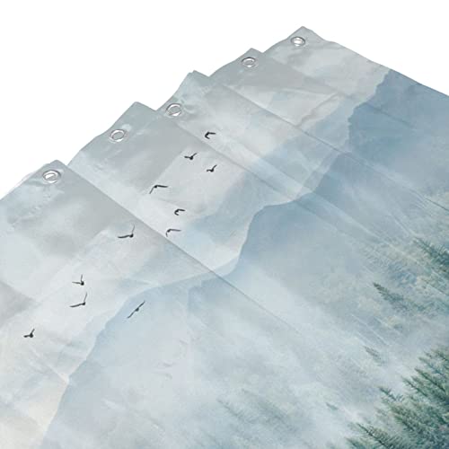 Sayiruld Forest Shower Curtains Nature Tree Bathroom Waterproof Decorate With Hooks 72X72In #TOP5