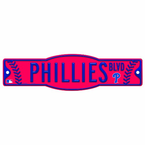 MLB Philadelphia Phillies 4.5-by-17 Sign