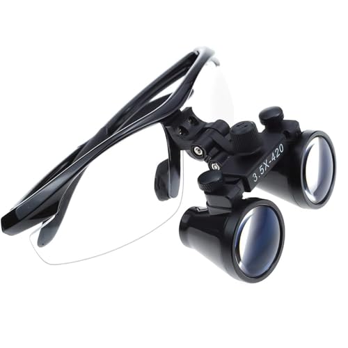 Lupa binocular de diadema para evitar fatiga visual en trabajos de joyería 2